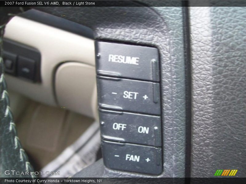 Black / Light Stone 2007 Ford Fusion SEL V6 AWD
