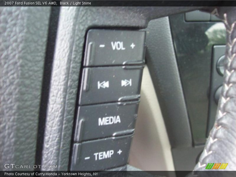 Black / Light Stone 2007 Ford Fusion SEL V6 AWD