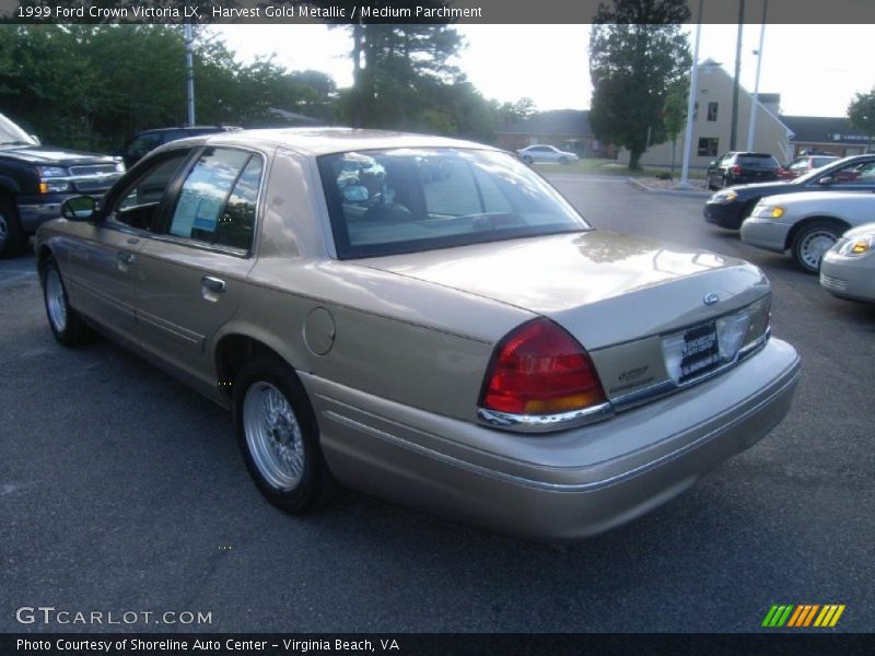 Harvest Gold Metallic / Medium Parchment 1999 Ford Crown Victoria LX