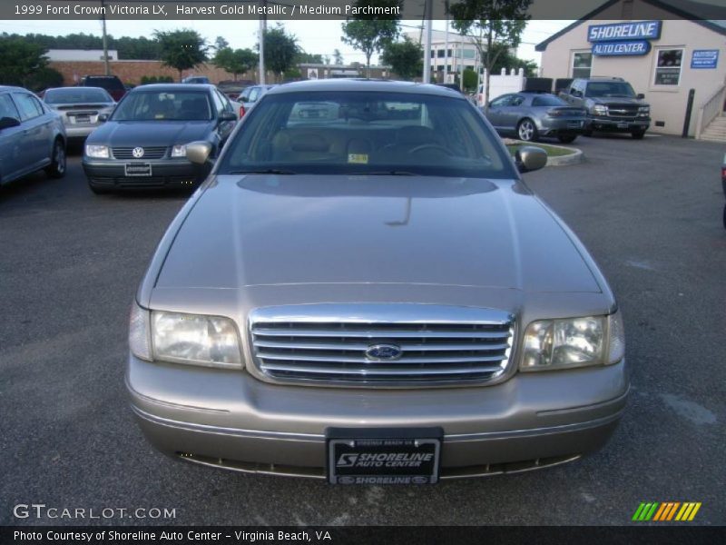 Harvest Gold Metallic / Medium Parchment 1999 Ford Crown Victoria LX