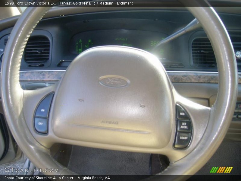 Harvest Gold Metallic / Medium Parchment 1999 Ford Crown Victoria LX