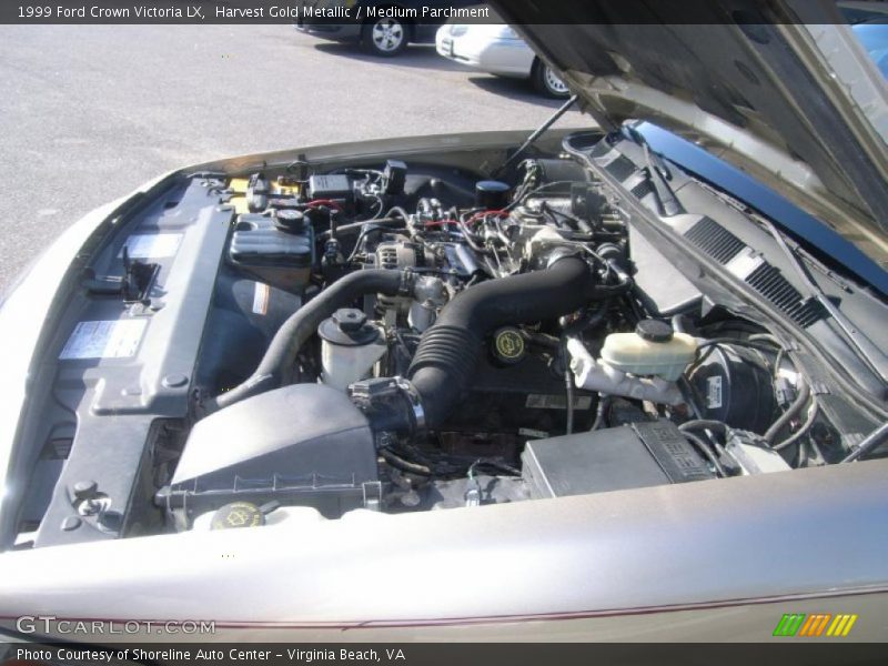 Harvest Gold Metallic / Medium Parchment 1999 Ford Crown Victoria LX