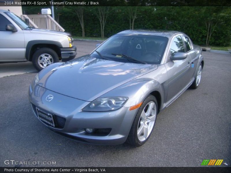 Titanium Gray Metallic / Black 2004 Mazda RX-8 Sport