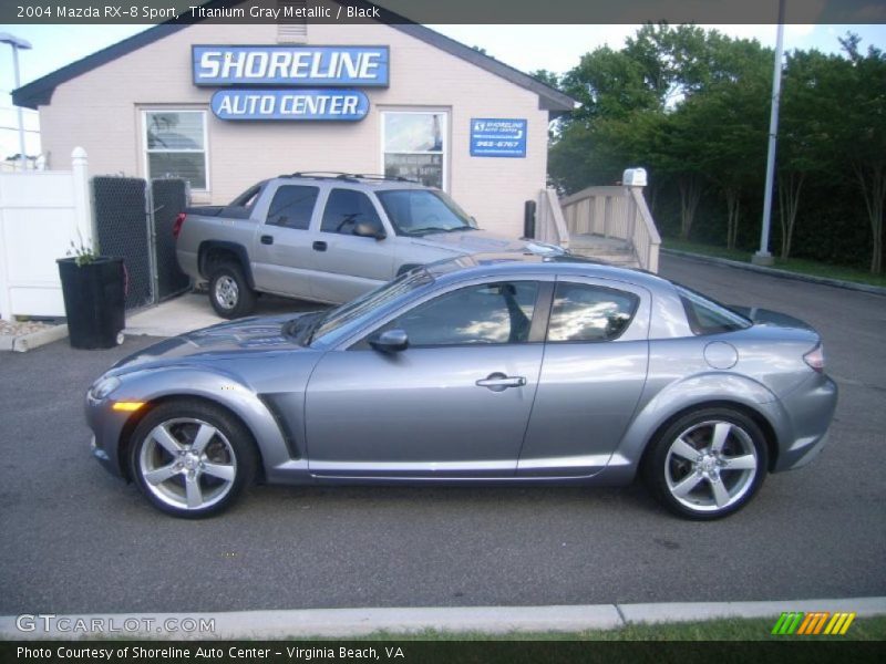 Titanium Gray Metallic / Black 2004 Mazda RX-8 Sport