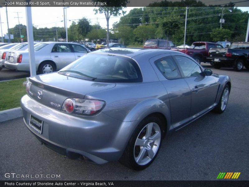 Titanium Gray Metallic / Black 2004 Mazda RX-8 Sport