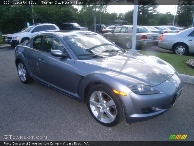 Titanium Gray Metallic / Black 2004 Mazda RX-8 Sport
