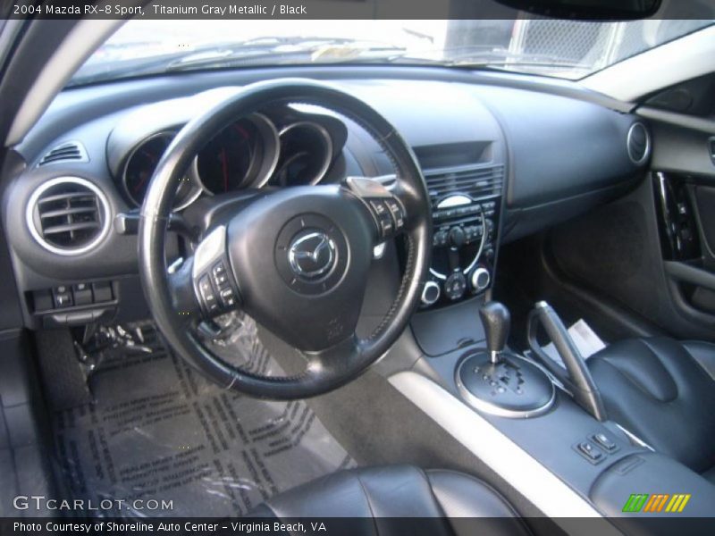 Titanium Gray Metallic / Black 2004 Mazda RX-8 Sport