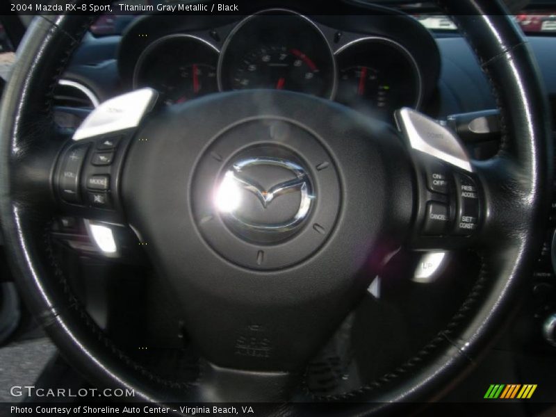 Titanium Gray Metallic / Black 2004 Mazda RX-8 Sport