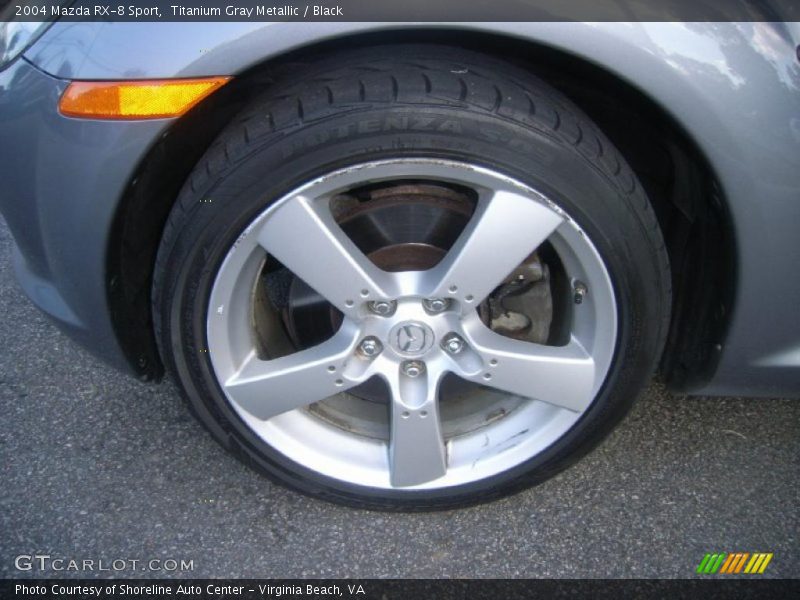 Titanium Gray Metallic / Black 2004 Mazda RX-8 Sport