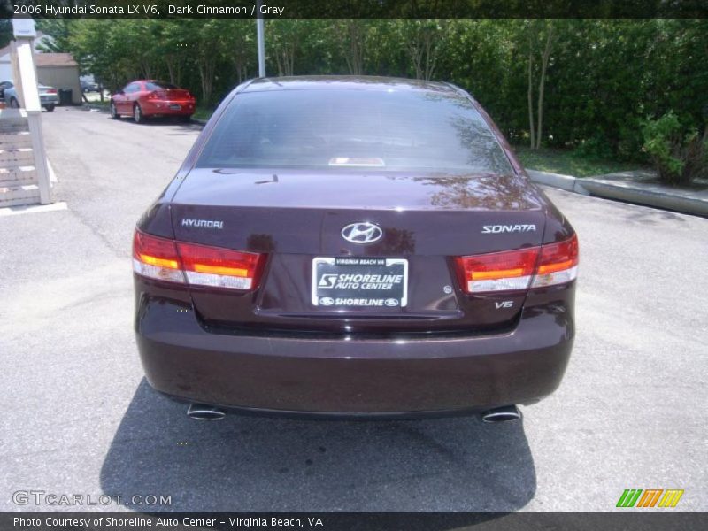 Dark Cinnamon / Gray 2006 Hyundai Sonata LX V6