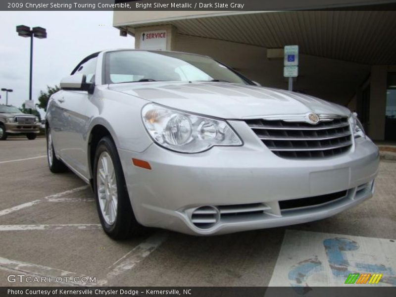 Bright Silver Metallic / Dark Slate Gray 2009 Chrysler Sebring Touring Convertible
