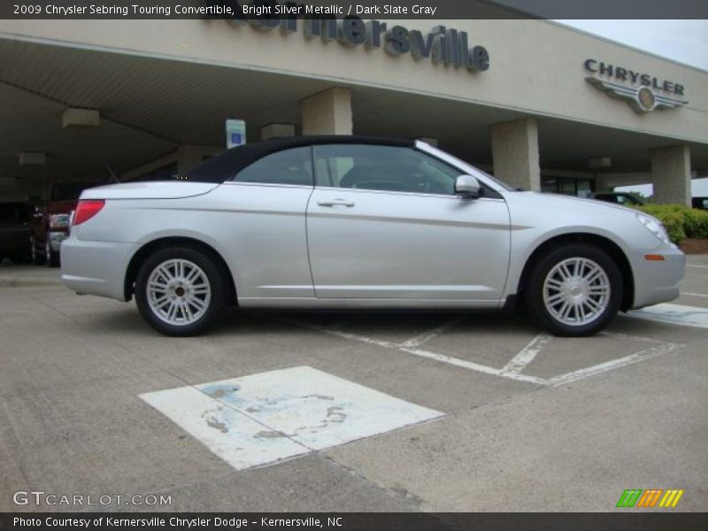 Bright Silver Metallic / Dark Slate Gray 2009 Chrysler Sebring Touring Convertible