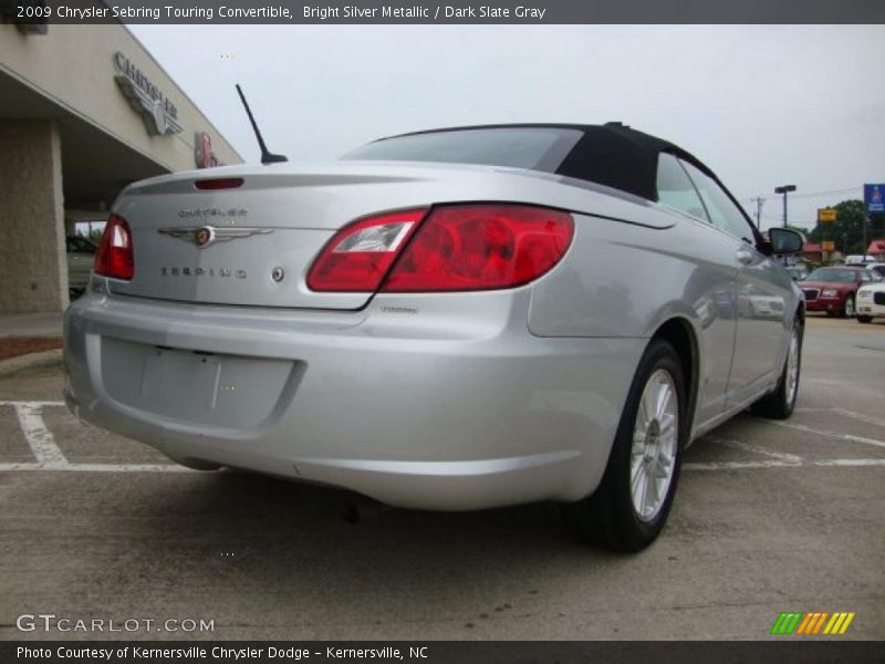 Bright Silver Metallic / Dark Slate Gray 2009 Chrysler Sebring Touring Convertible