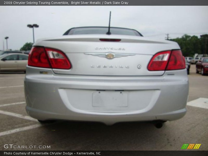 Bright Silver Metallic / Dark Slate Gray 2009 Chrysler Sebring Touring Convertible
