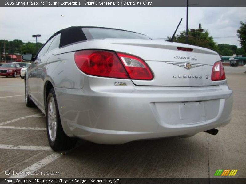 Bright Silver Metallic / Dark Slate Gray 2009 Chrysler Sebring Touring Convertible
