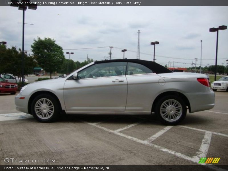 Bright Silver Metallic / Dark Slate Gray 2009 Chrysler Sebring Touring Convertible
