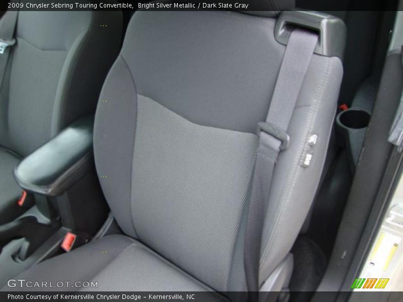 Bright Silver Metallic / Dark Slate Gray 2009 Chrysler Sebring Touring Convertible