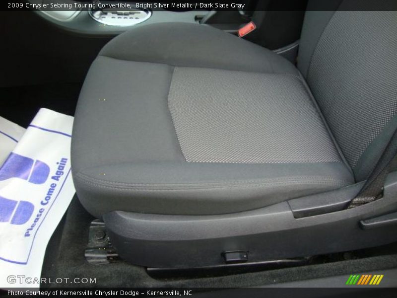 Bright Silver Metallic / Dark Slate Gray 2009 Chrysler Sebring Touring Convertible
