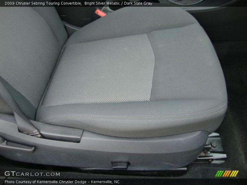 Bright Silver Metallic / Dark Slate Gray 2009 Chrysler Sebring Touring Convertible