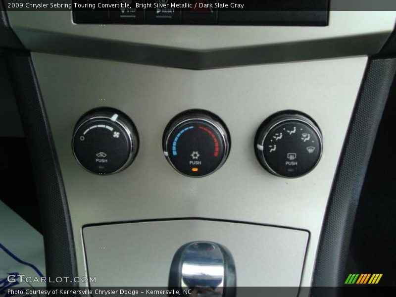 Bright Silver Metallic / Dark Slate Gray 2009 Chrysler Sebring Touring Convertible