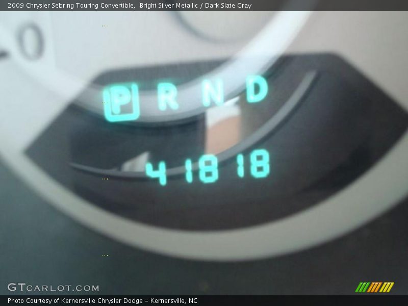 Bright Silver Metallic / Dark Slate Gray 2009 Chrysler Sebring Touring Convertible