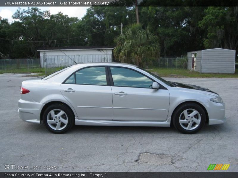Glacier Silver Metallic / Gray 2004 Mazda MAZDA6 i Sedan