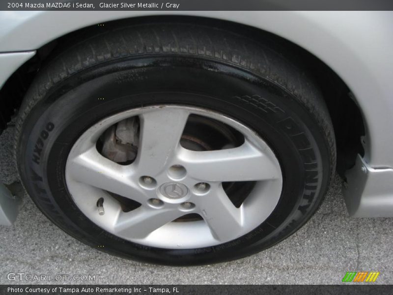 Glacier Silver Metallic / Gray 2004 Mazda MAZDA6 i Sedan