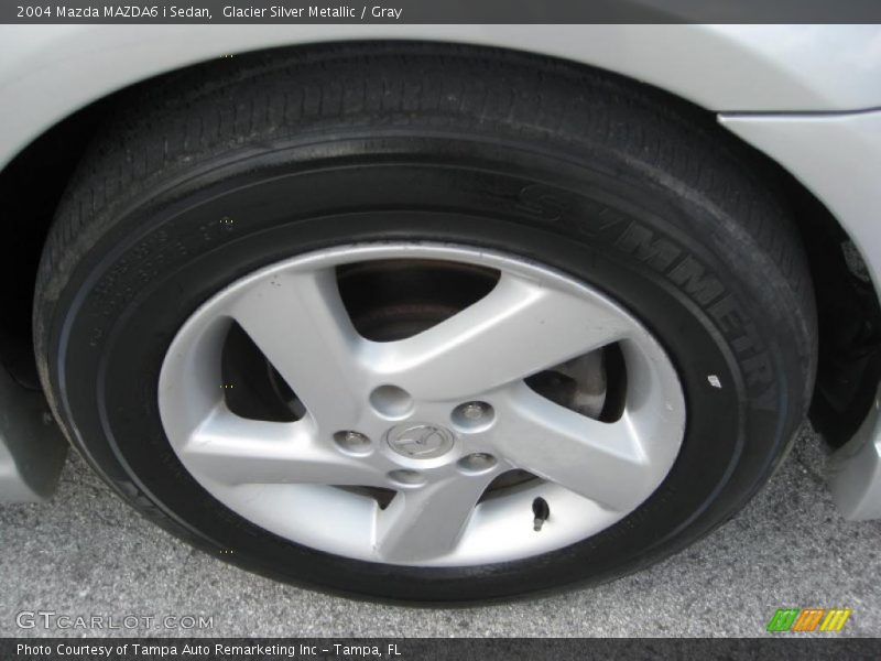 Glacier Silver Metallic / Gray 2004 Mazda MAZDA6 i Sedan