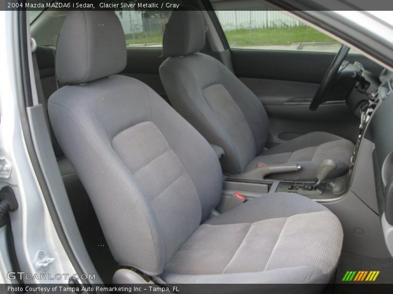 Glacier Silver Metallic / Gray 2004 Mazda MAZDA6 i Sedan