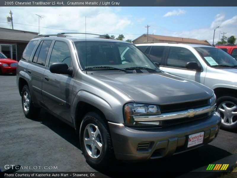 Graystone Metallic / Light Gray 2005 Chevrolet TrailBlazer LS 4x4