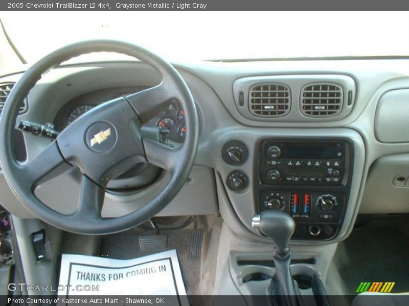 Graystone Metallic / Light Gray 2005 Chevrolet TrailBlazer LS 4x4