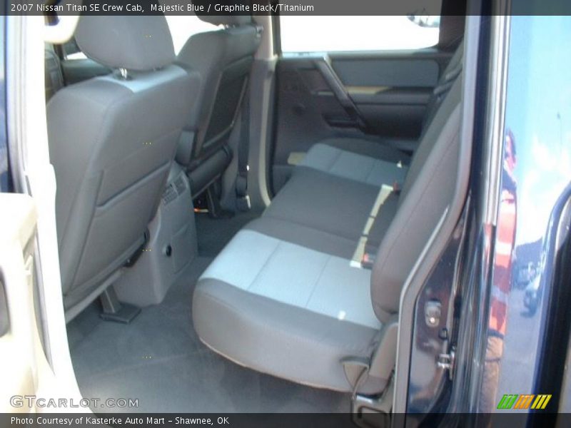 Majestic Blue / Graphite Black/Titanium 2007 Nissan Titan SE Crew Cab