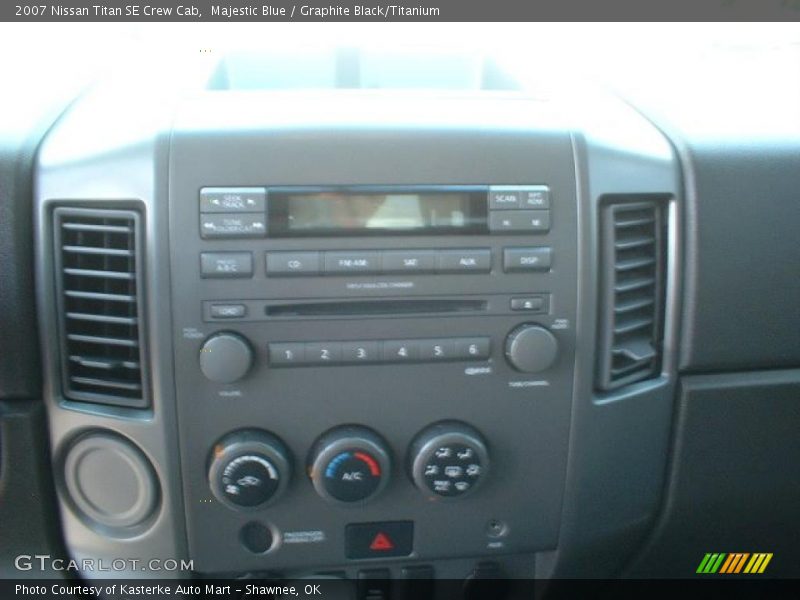 Majestic Blue / Graphite Black/Titanium 2007 Nissan Titan SE Crew Cab