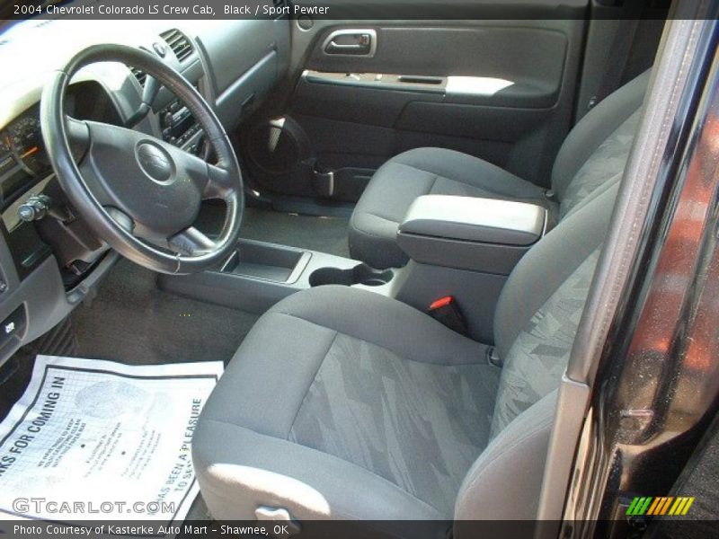 Black / Sport Pewter 2004 Chevrolet Colorado LS Crew Cab