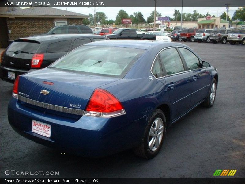 Superior Blue Metallic / Gray 2006 Chevrolet Impala LS