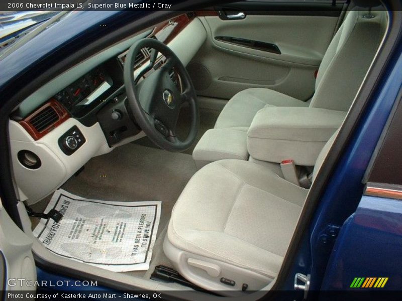 Superior Blue Metallic / Gray 2006 Chevrolet Impala LS