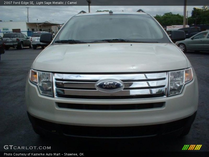 Light Sage Metallic / Camel 2007 Ford Edge SE