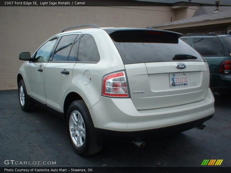 Light Sage Metallic / Camel 2007 Ford Edge SE