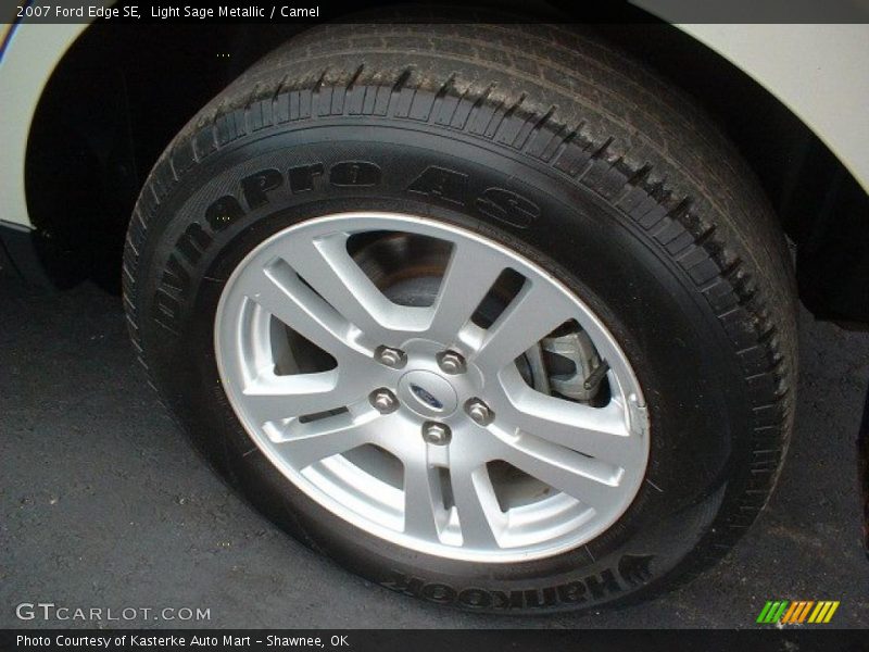 Light Sage Metallic / Camel 2007 Ford Edge SE