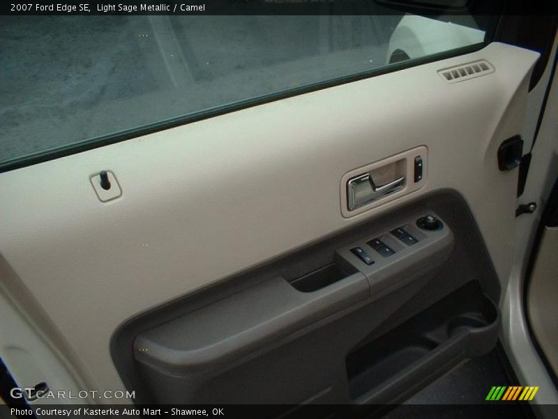 Light Sage Metallic / Camel 2007 Ford Edge SE