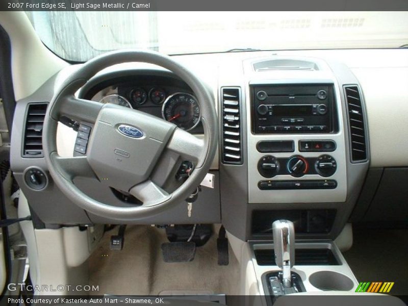 Light Sage Metallic / Camel 2007 Ford Edge SE