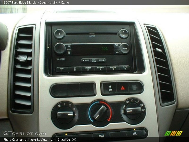 Light Sage Metallic / Camel 2007 Ford Edge SE