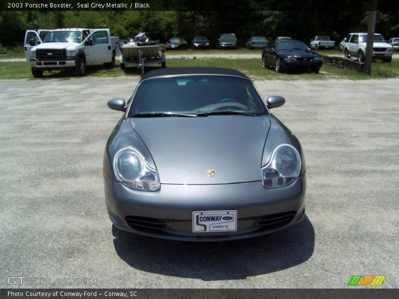 Seal Grey Metallic / Black 2003 Porsche Boxster