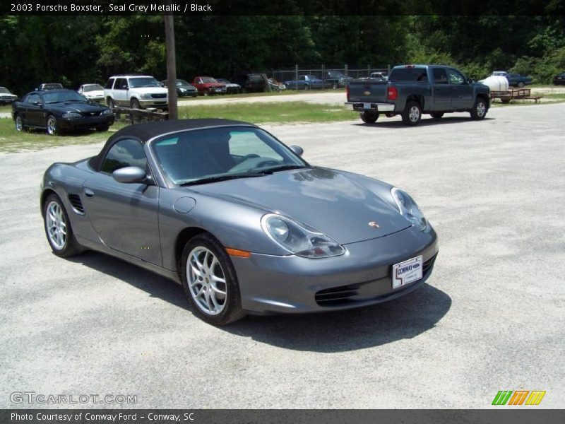 Seal Grey Metallic / Black 2003 Porsche Boxster