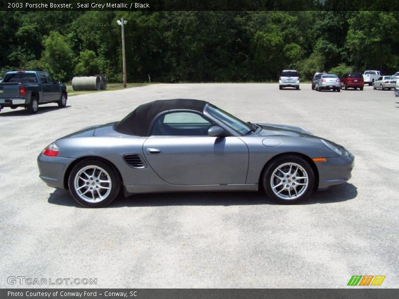 Seal Grey Metallic / Black 2003 Porsche Boxster