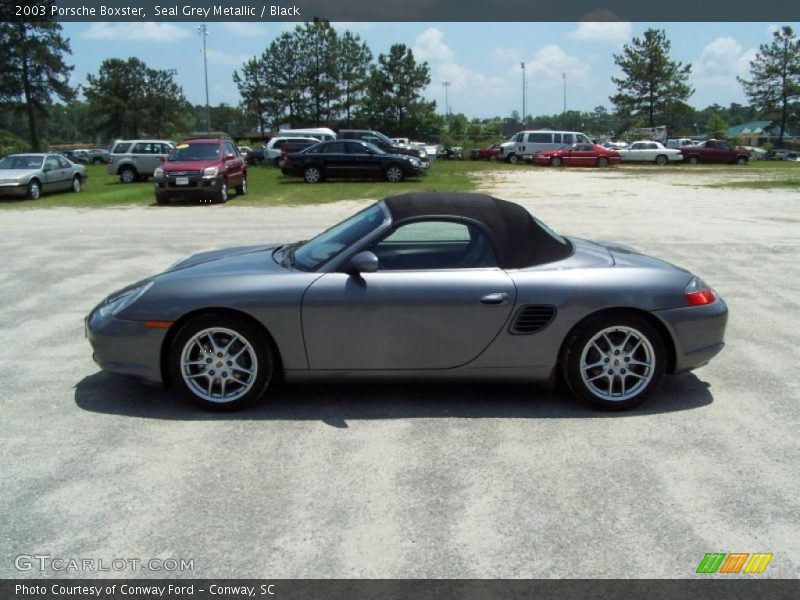 Seal Grey Metallic / Black 2003 Porsche Boxster