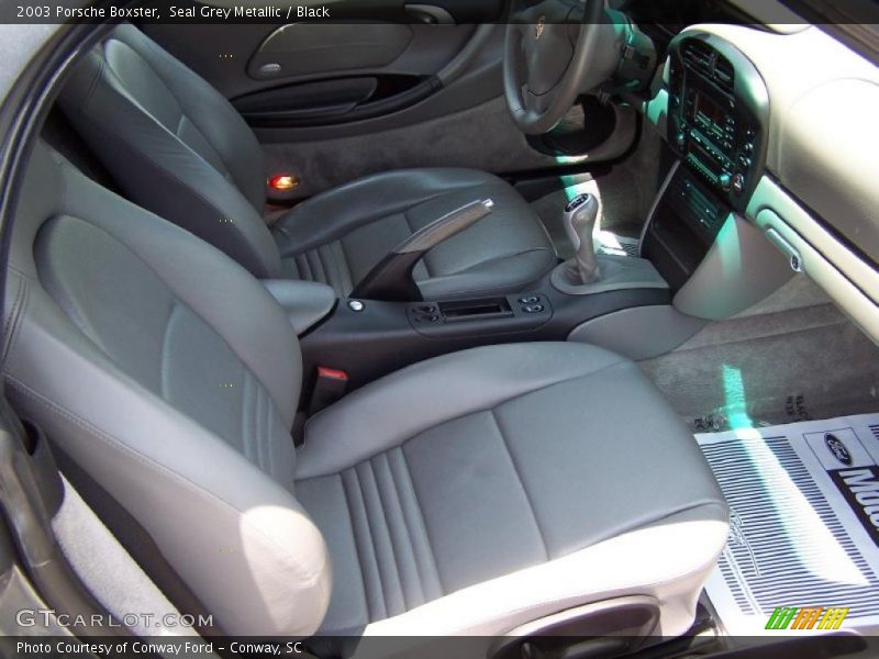 Seal Grey Metallic / Black 2003 Porsche Boxster
