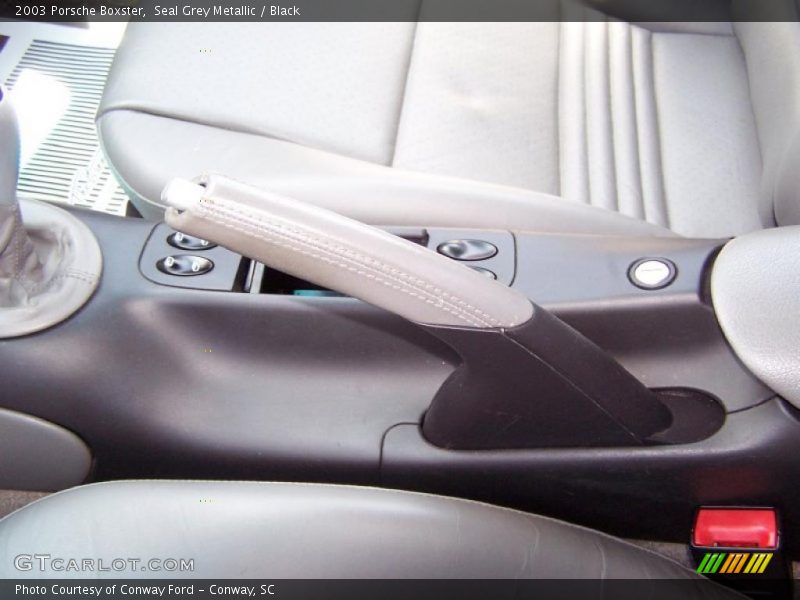 Seal Grey Metallic / Black 2003 Porsche Boxster