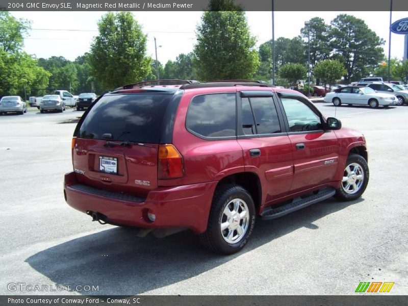 Magnetic Red Metallic / Medium Pewter 2004 GMC Envoy SLE