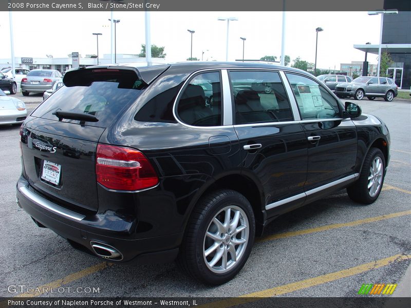 Black / Stone/Steel Grey 2008 Porsche Cayenne S